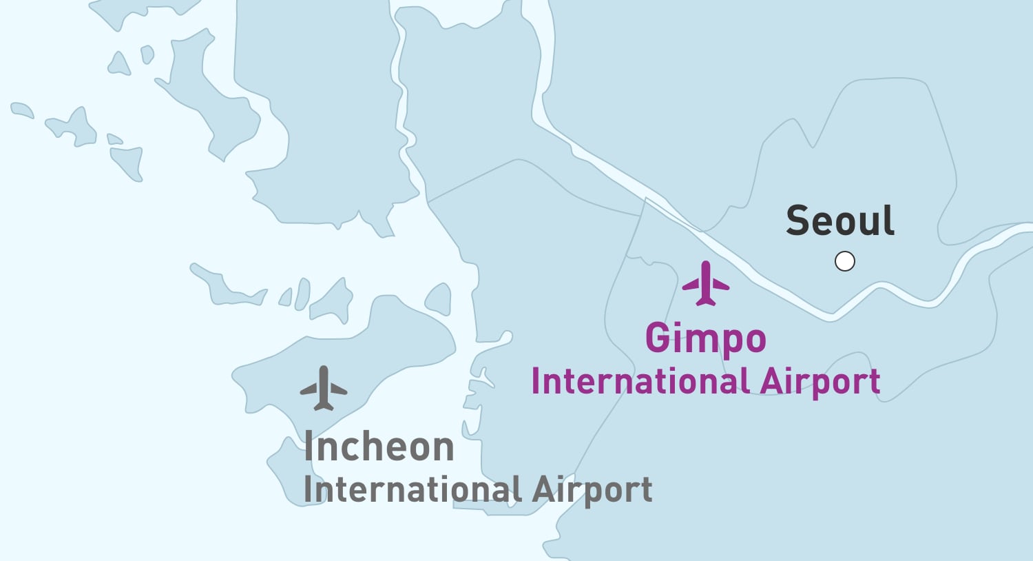 Gimpo International Airport MAP