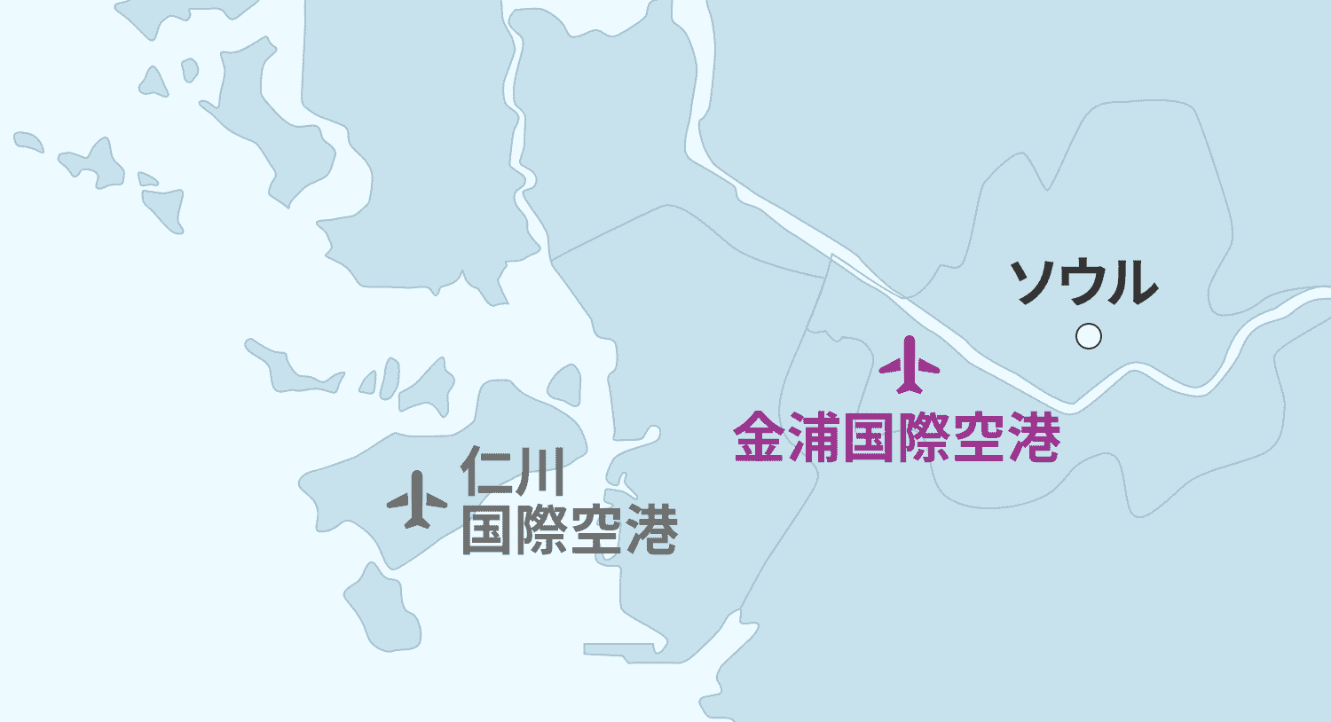 金浦国際空港 MAP