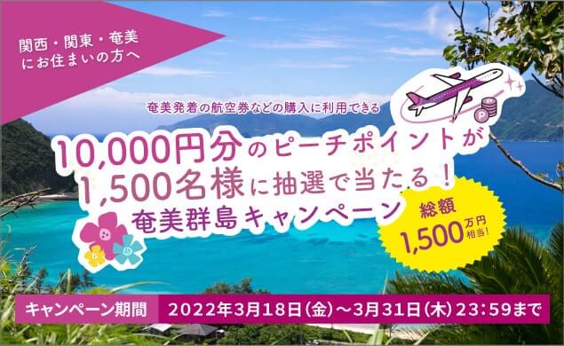 【ピーチ公式】4,790円～ 奄美行き格安航空券 飛行機(LCC)予約やおすすめ情報をご紹介 | Peach Aviation